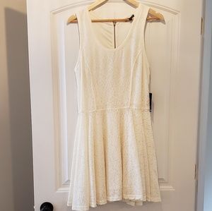 NWT Express Floral White Dress